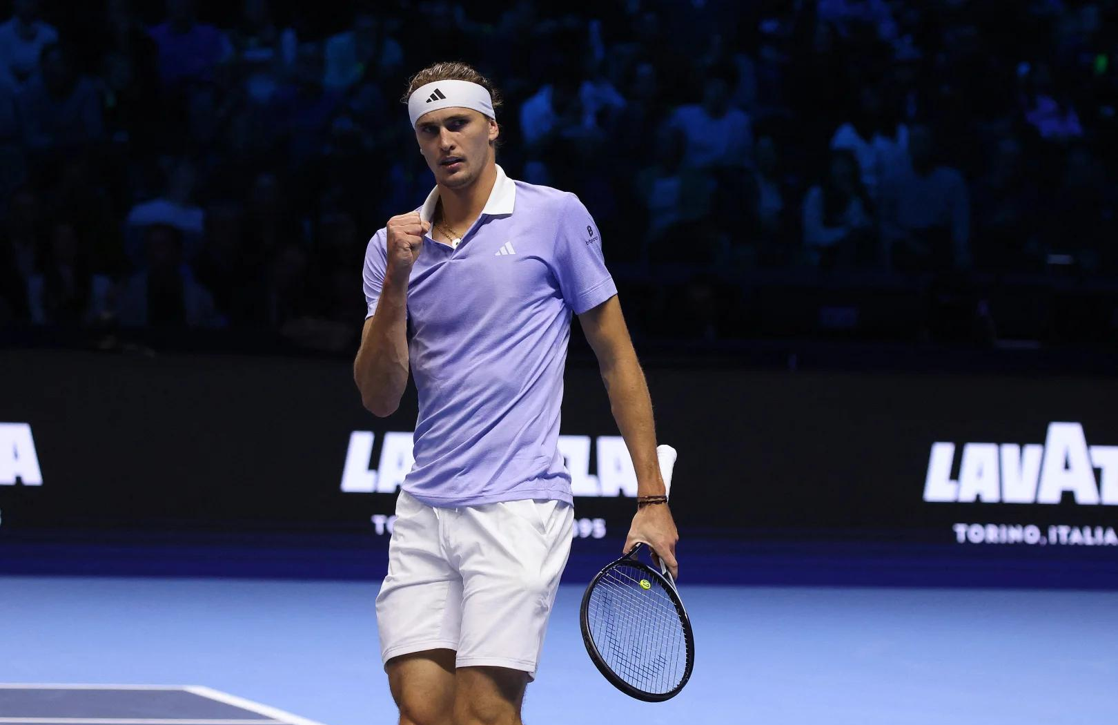 意大利网球队强势法国网球队，兹维列夫统治全场的简单介绍