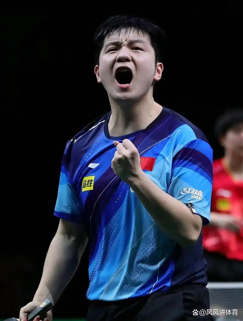 中国乒乓球队绝杀德国乒乓球队，樊振东制霸全场